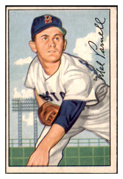 1952 Bowman Baseball #241 Mel Parnell Red Sox EX 492174