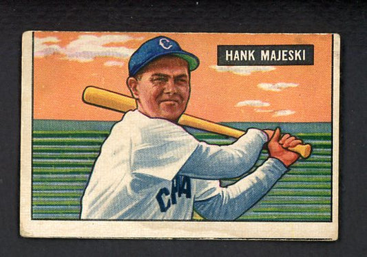 1951 Bowman Football #012 Hank Majeski White Sox GD-VG 492514