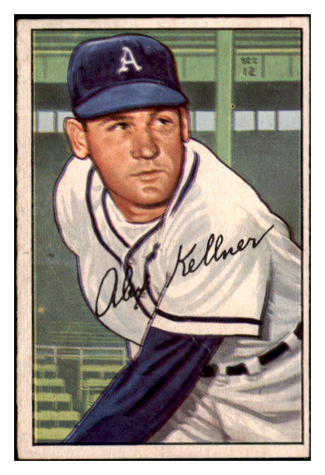 1952 Bowman Baseball #226 Alex Kellner A's EX 492962