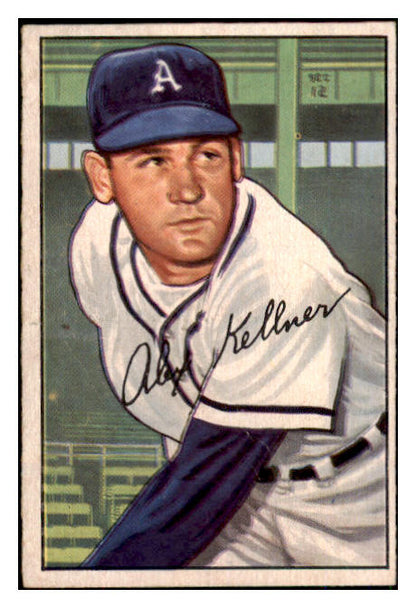 1952 Bowman Baseball #226 Alex Kellner A's EX 492962