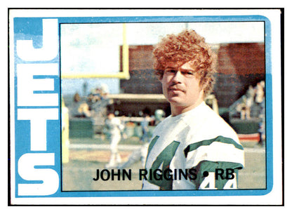 1972 Topps Football #013 John Riggins Jets EX-MT 493384