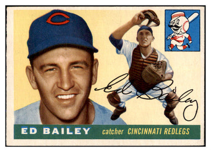 1955 Topps Baseball #069 Ed Bailey Reds EX-MT 493709