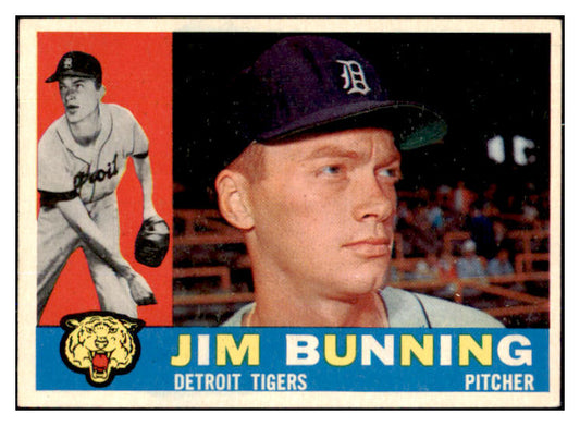 1960 Topps Baseball #502 Jim Bunning Tigers EX-MT 493903