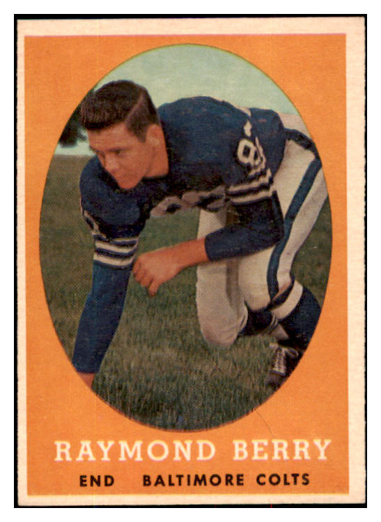 1958 Topps Football #120 Raymond Berry Colts EX-MT 495259