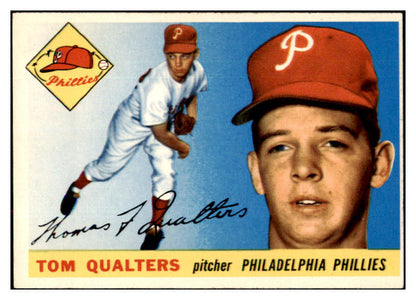 1955 Topps Baseball #033 Tom Qualters Phillies EX-MT 496999
