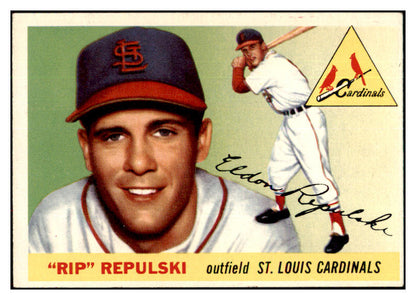 1955 Topps Baseball #055 Rip Repulski Cardinals EX-MT 497046