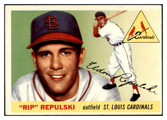 1955 Topps Baseball #055 Rip Repulski Cardinals EX-MT 497046