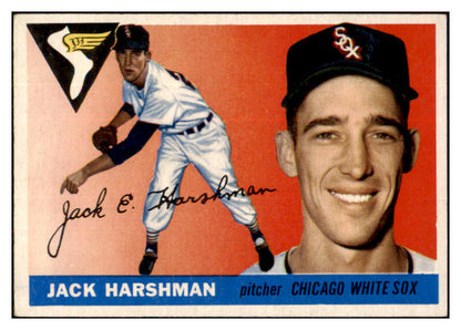 1955 Topps Baseball #104 Jack Harshman White Sox NR-MT 497130