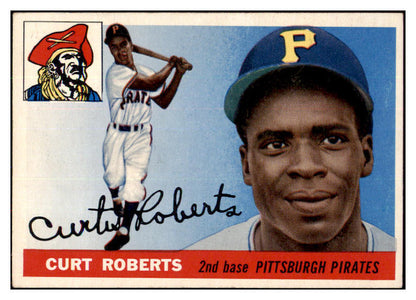 1955 Topps Baseball #107 Curt Roberts Pirates EX-MT 497138