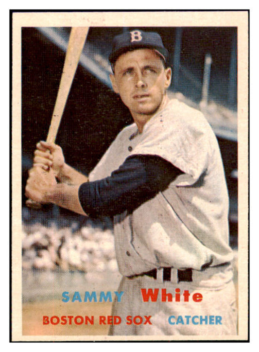 1957 Topps Baseball #163 Sammy White Red Sox NR-MT 497375