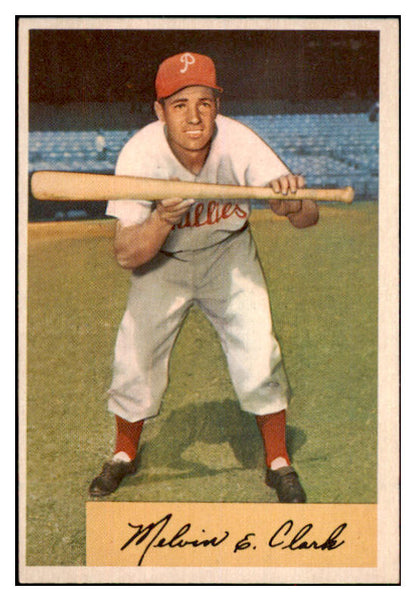 1954 Bowman Baseball #175 Mel Clark Phillies NR-MT 497740