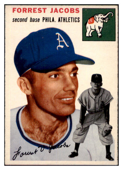 1954 Topps Baseball #129 Spook Jacobs A's EX-MT 498022