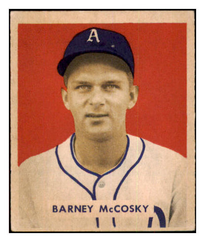 1949 Bowman Baseball #203 Barney McCosky A's EX-MT 498097