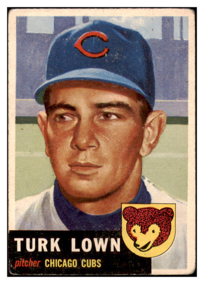 1953 Topps Baseball #130 Turk Lown Cubs VG-EX 498644