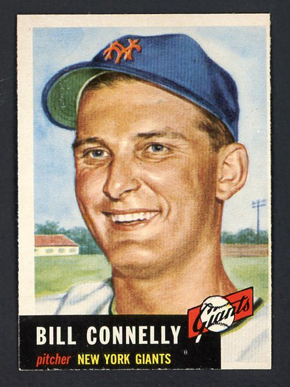 1953 Topps Baseball #126 Bill Connelly Giants NR-MT 499007