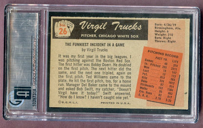 1955 Bowman Baseball #026 Virgil Trucks White Sox GAI 7 NM 499903