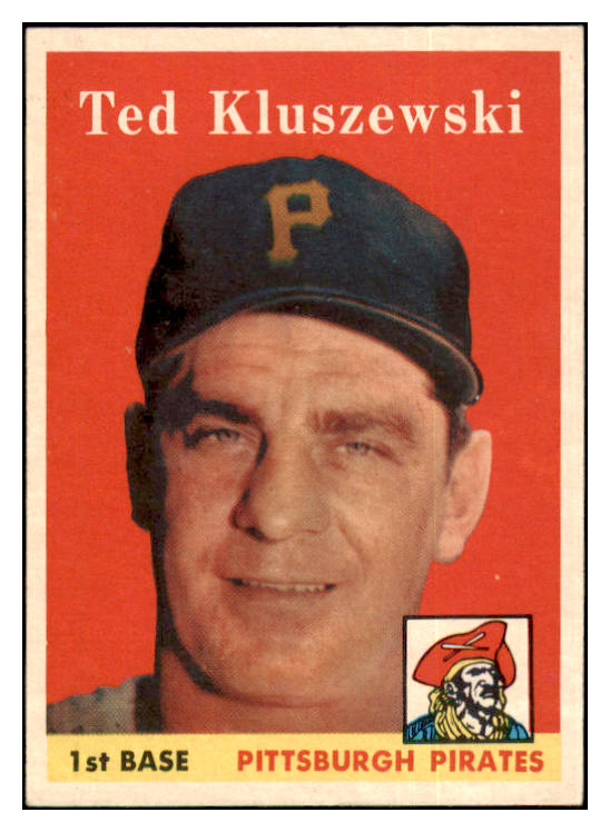 1958 Topps Baseball #178 Ted Kluszewski Pirates VG-EX 500936
