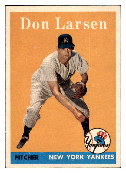 1958 Topps Baseball #161 Don Larsen Yankees EX-MT 500981