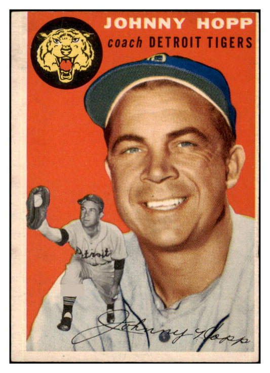 1954 Topps Baseball #193 Johnny Hopp Tigers EX 501256