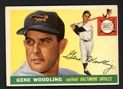 1955 Topps Baseball #190 Gene Woodling Orioles VG 501611