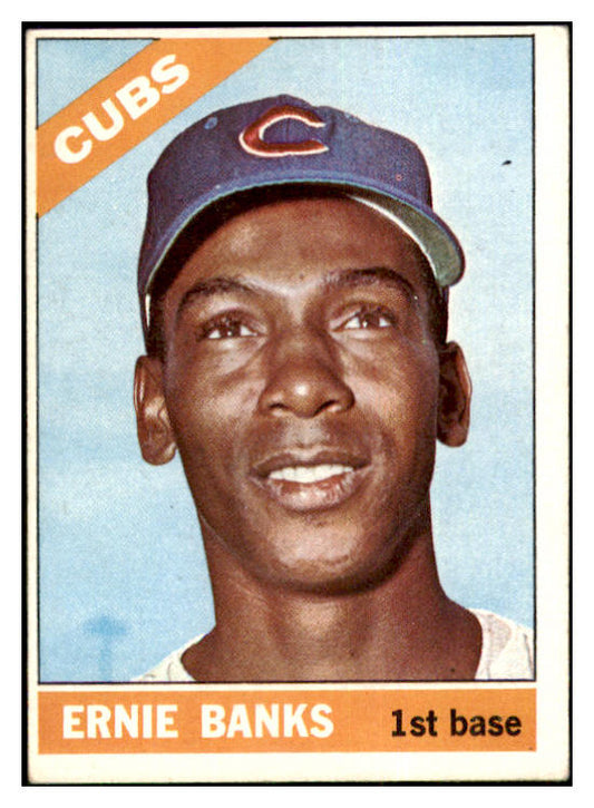 1966 Topps Baseball #110 Ernie Banks Cubs EX 502388