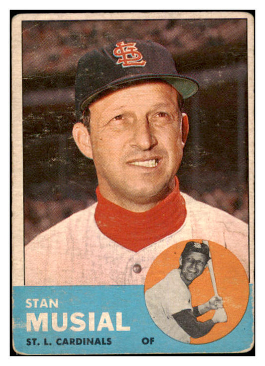 1963 Topps Baseball #250 Stan Musial Cardinals VG 504197