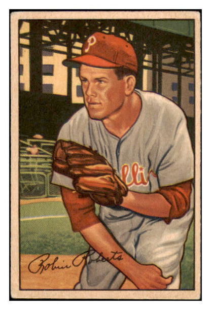 1952 Bowman Baseball #004 Robin Roberts Phillies EX 505326