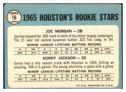 1965 Topps Baseball #016 Joe Morgan Astros EX 505450