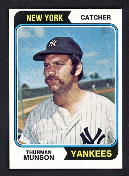 1974 Topps Baseball #340 Thurman Munson Yankees NR-MT 505632