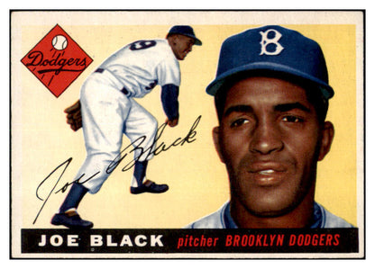 1955 Topps Baseball #156 Joe Black Dodgers EX-MT 506616