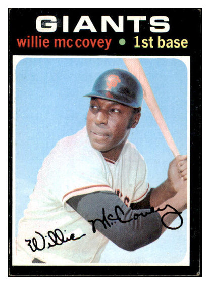 1971 Topps Baseball #050 Willie McCovey Giants VG-EX 507045