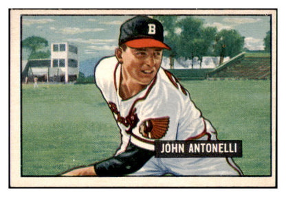 1951 Bowman Baseball #243 John Antonelli Braves NR-MT 507345