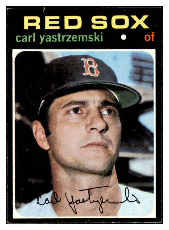 1971 Topps Baseball #530 Carl Yastrzemski Red Sox EX-MT 507556