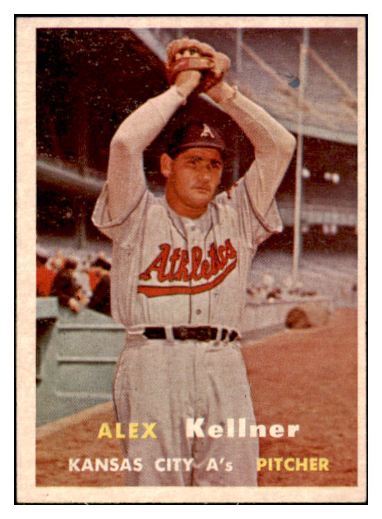 1957 Topps Baseball #280 Alex Kellner A's EX-MT 508132