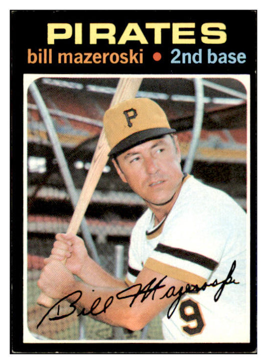 1971 Topps Baseball #110 Bill Mazeroski Pirates EX-MT 508739