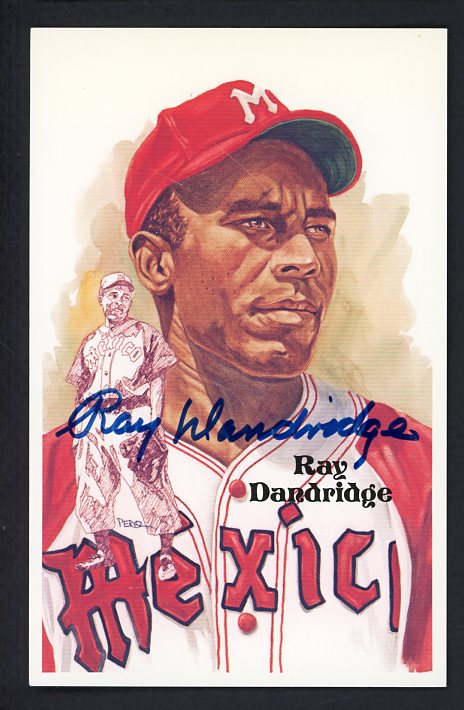 Perez Steele Postcard Ray Dandridge Mexico Signed Autographed 509139