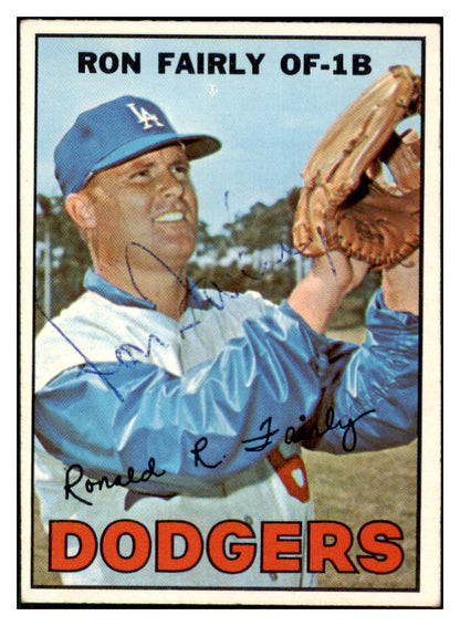 1967 Topps #094 Ron Fairly Dodgers Signed Autographed 509232