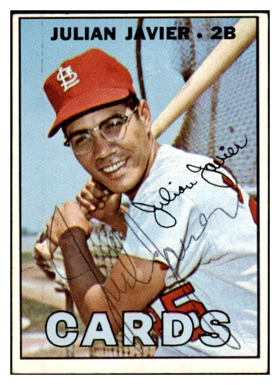 1967 Topps #226 Julian Javier Cardinals Signed Autographed 509280