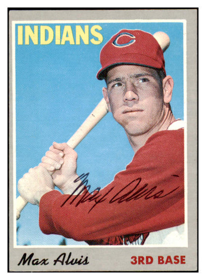 1970 Topps #085 Max Alvis Indians Signed Autographed 509822