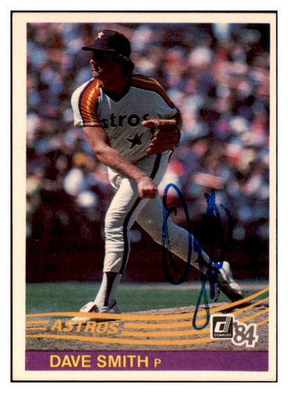 1984 Donruss #548 Dave Smith Astros Signed Autographed 509842