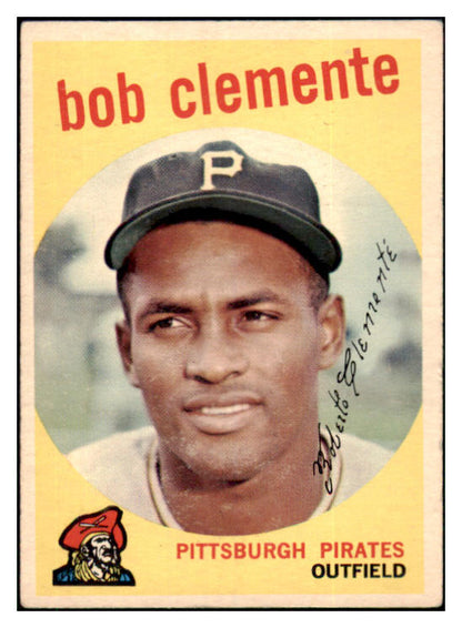1959 Topps Baseball #478 Roberto Clemente Pirates VG-EX 511501