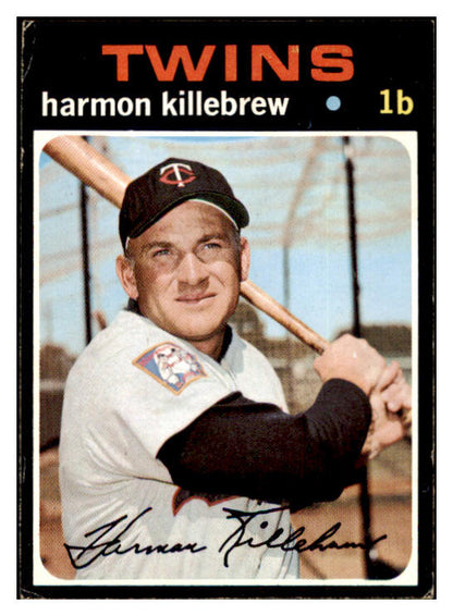 1971 Topps Baseball #550 Harmon Killebrew Twins VG 511573