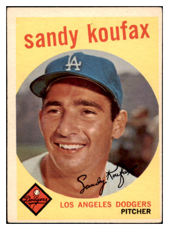 1959 Topps Baseball #163 Sandy Koufax Dodgers VG-EX 512794