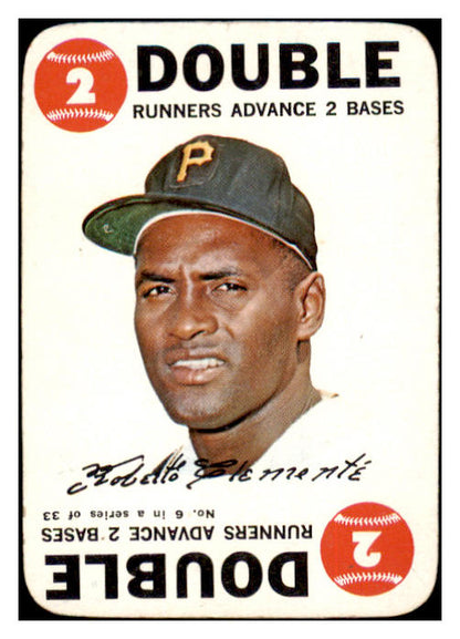 1968 Topps Baseball Game #006 Roberto Clemente Pirates EX-MT 513593