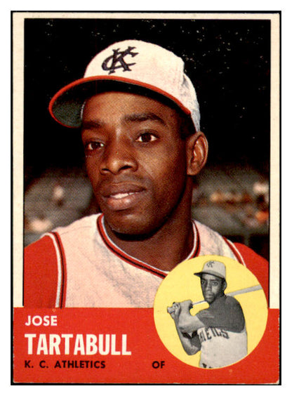 1963 Topps Baseball #449 Jose Tartabull A's EX-MT 514200