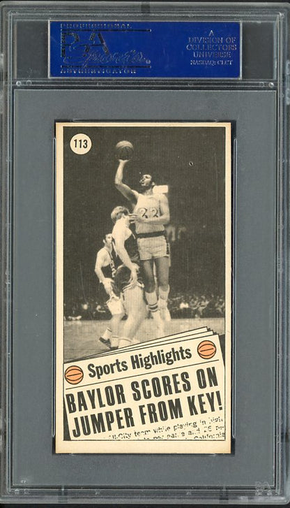 1970 Topps Basketball #113 Elgin Baylor A.S. Lakers PSA 6 EX-MT 515429