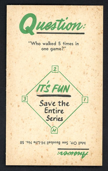1960 Nu Card Hi Lites #064 Gil Hodges Dodgers NR-MT 515481