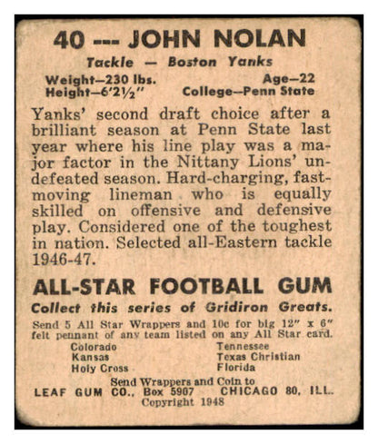 1948 Leaf #040 John Nolan Yanks GD-VG 519505