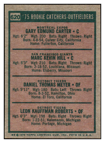 1975 Topps Baseball #620 Gary Carter Expos EX-MT 519529