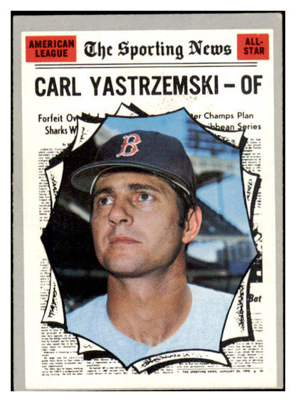 1970 Topps Baseball #461 Carl Yastrzemski A.S. Red Sox EX 519545